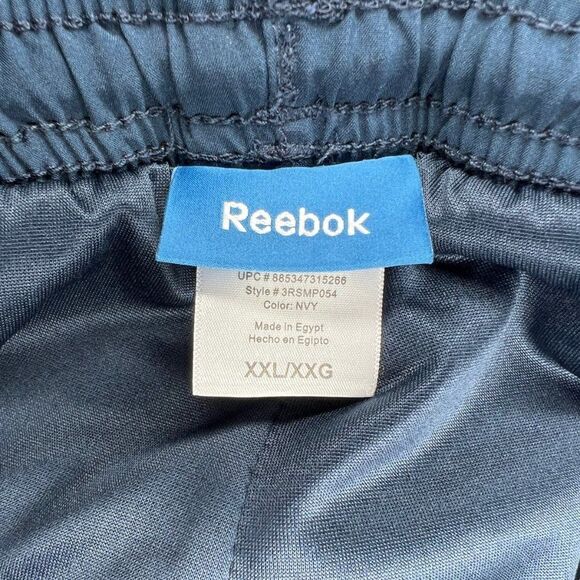 Reebok Sweatpants Men's XXL Blue Joggers Athletic Training Running Track Pants - Picture 10 of 12